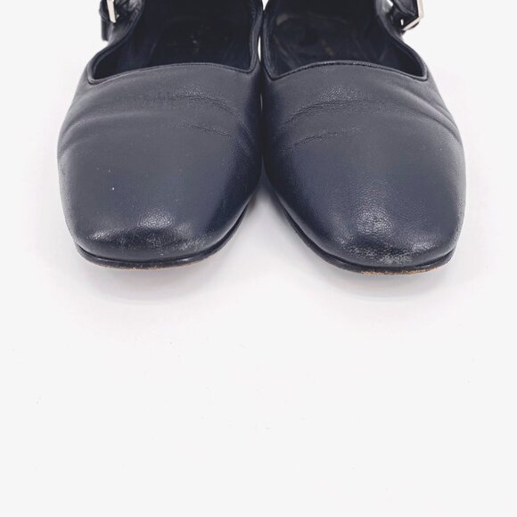 The Row Ava Leather Mary Jane Flats Sz 36 - Picture 3 of 13